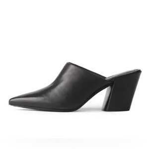 rag & bone Beha Leather Mules in Black, Size EU 38 or US 7.5